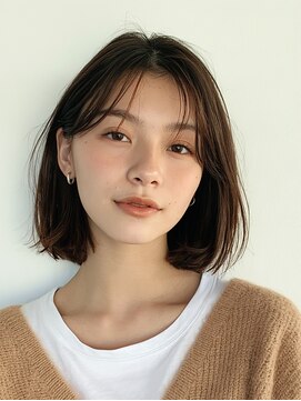 ロディーナコク 大口 新子安(rodina.coc) ハッシュカット/グレージュ/デザインカラー/大口新子安白楽鶴見