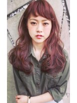 ローランド(Rowland)&nbsp;秋冬ロング☆ショートバング☆ワインレッドカラー