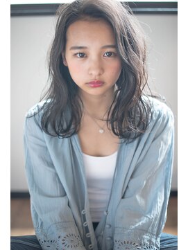 コットン 平塚店(Cotton) 【cotton平塚】アッシュブラック/ヘルシールーズウェーブ