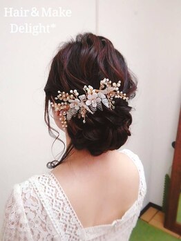 【心斎橋/本町/早朝OK】[ヘアセット/フルメイク\6500]結婚式場・駅へのアクセス◎周りと差がつくプロの技術