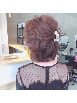 メルシー 福岡天神店(Merci) 【Merci☆Nana】大人可愛い♪ナチュラルハーフアップ