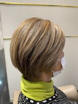 プログレス 国分寺店(PROGRESS)&nbsp;【松田】ミセスショート／脱白髪染め／ハイライト／国分寺