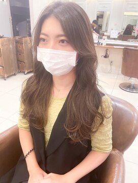 ネオリーブアイム 横浜西口店(Neolive aim) オリーブベージュ 韓国風レイヤー【横浜】