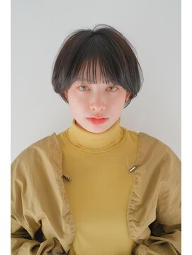 ガリカ 横浜(Gallica) ストレートバングひし形ボブ/大人ショートマッシュボブ<横浜>