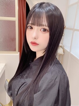 ランド 原宿表参道(LAND) 前髪が可愛い☆髪質改善で艶髪☆透明感グレージュカラー☆