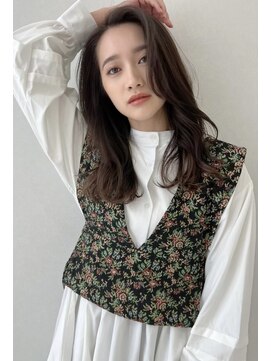 ソヨン 高槻店(SOYON) 韓国風 くびれ セミロング 艶カラー