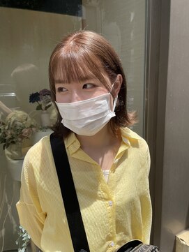 ヴィサージュ(VISAGE) ぱっつん外ハネスタイル