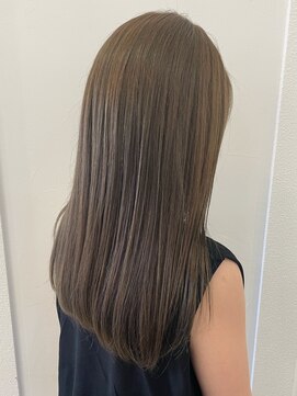 パル バイ ラベスト(Pal by lovest) 髪質改善でサラ髪に/オリーブベージュ×ロング