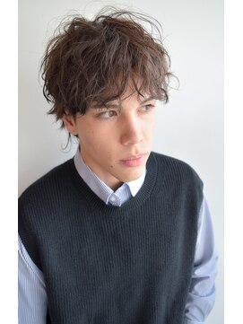 アメラボ 平針店(AmeLab) 【就活用】ビジネス　新社会人　清潔感◎ 緩めスパイラルパーマ