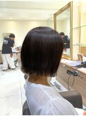 王道切りっぱなしボブ