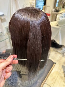 リリー 勝田台店(Lilly) 〈Lilly勝田台 佐藤愛〉初カラーボルドーブラウン