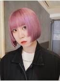 ピンク/ボブ/姫カット 【azu担当】