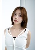 20代30代大人かわいいナチュラル暗髪ゆるめパーマヘア