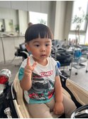西区新町美容室★roots★キッズカットおかっぱマッシュ