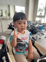 ルーツ ヘア デザイン(roots hair design)&nbsp;西区新町美容室★roots★キッズカットおかっぱマッシュ