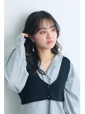 顔周りレイヤー × ゆるっとパーマ