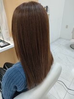 ヘアポジションにかほ&nbsp;まとまりのある縮毛矯正