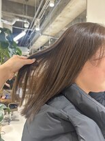 リル 茅ヶ崎(Liru:)&nbsp;ヘーゼルベージュ/黒髪/ボブルフ/小顔/ワンレン/茅ヶ崎