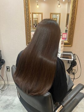 ナンバー ジルバ 立川(N° jillva) 髪質改善/縮毛矯正/酸性ストレート/ショコラブラウン/韓国/立川