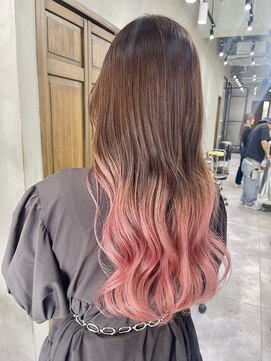 フェリア 渋谷(Feria) 【Feria渋谷】ピンクグラデーション/くすみベージュ☆