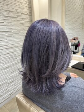 エイミーバイアフロートザガーデン 浦和店(amie by afloat the garden) 色落ちも可愛いスモーキーラベンダー