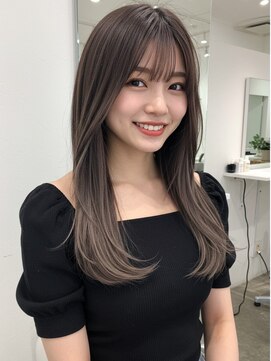 エル 新小岩(elu) 美髪/ワイドバング/レイヤーカット/くすみベージュ/新小岩駅