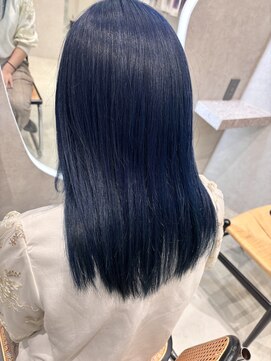 アースコアフュールボーテ 笛吹店(EARTH coiffure beaute) ブリーチカラー_ブルー_ケアーブリーチ