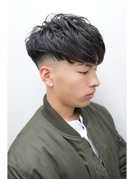 カーウォッシュバーバー(CARWASH BARBER) メンズカット韓国マッシュニュアンスパーマスキンフェード0404