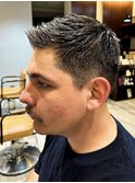 ビジネスショートメンズマッシュツイストパーマツーブロック