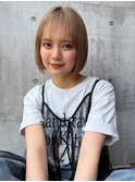 ＃ホワイトグレージュミニウルフチェリーブラウン