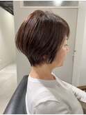 40代からの骨格補正ショート◇美シルエット