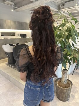 マルフェ 天王寺(marfe) 【marfe】韓国風ヘアアレンジ＿カチモリヘア＿カチモリアレンジ