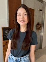 ヨーク(yoke.)&nbsp;ロング/ストレート/ケアカラー/透明感/艶感/艶髪