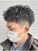 ツイストパーマスパイラルパーマメンズカットシャドウパーマ佐賀