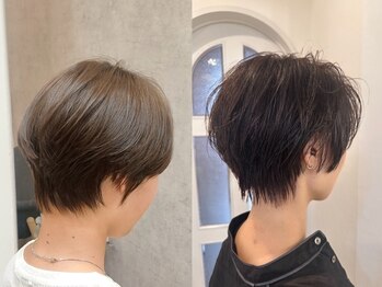 エン(en.)の写真/ショート・ボブならお任せ！髪質・クセを見極めたカットで、扱いやすく、まとまりの良いスタイルを実現★