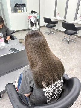 ガルボヘアー 桟橋店(garbo hair) ヘーゼルベージュ高知美容院ハイトーン