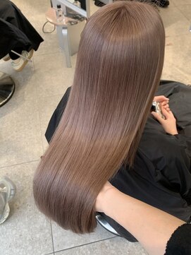 ペレ 梅田(PELE) 前髪/アンブレラカラー/こなれミディ/イメチェン/ウェーブパーマ