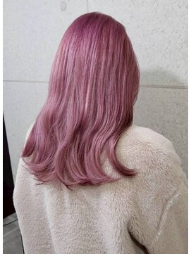 【ピンクカラー/ハイライト】髪質改善トリートメント/天神