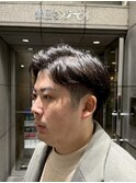 銀座　毛流れパーマ