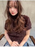 【ARTE表参道/青山】顔まわりレイヤーセミロング×透明感カラー