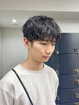 ヘアー アイス 御器所本店(HAIR ICI)&nbsp;韓国風ツイスパ×マッシュ清潔感無造作束感スタイル
