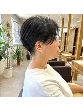 ソヨン 平塚店(SOYON) ハンサムショート/ダークブルー/平塚ショート/刈り上げショート