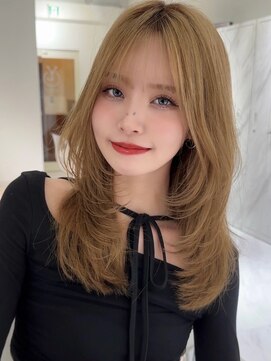 レイ(Lay.) ブリーチハイライト髪質改善ダブルカラーレイヤーカット