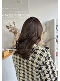 【Sakiho】柔らかい自然な明るさのグレージュカラー!