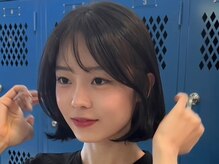 《前髪長さ別1》オーダー数No.1★目にかかるくらいの王道前髪！【韓国ヘア再現カットが上手いサロン】