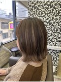 くびれボブ×ハイライト
