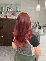 ヘアーアンドメイク トゥルース 天王台店(Hair&Make TRUTH)&nbsp;赤髪ダブルカラー