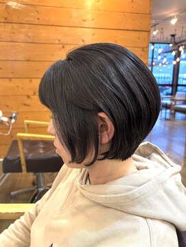 リドルヘアー 石井町店(Riddle HAIR) ショートボブ。スッキリ　耳掛けショート　ボブ