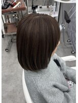 アッシュ 洋光台店(Ash) 【脱白髪染めハイライト】赤味消しアッシュグレー