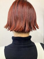 ヘアーリアン(HAIR LIEN) 高発色♪レッド× 外ハネボブ